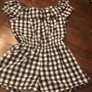 Girls size 7-8 romper